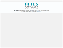 Tablet Screenshot of helpdesk.mirus.ch